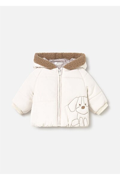 MAYORAL Baby Boy Inflatable Coat Cream 2410