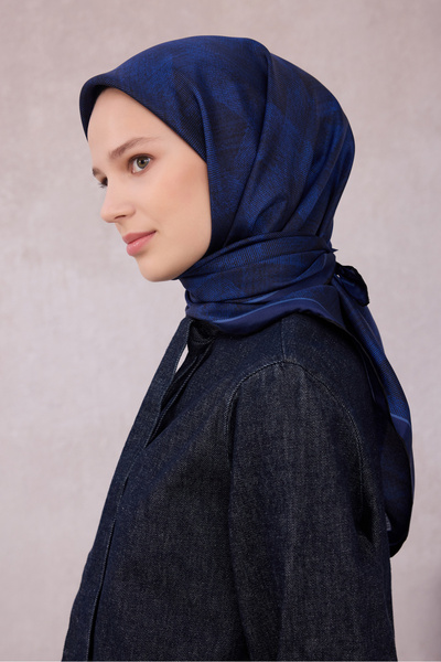 Belli Eșarfă din twill de mătase cu model logo 4201D01 39