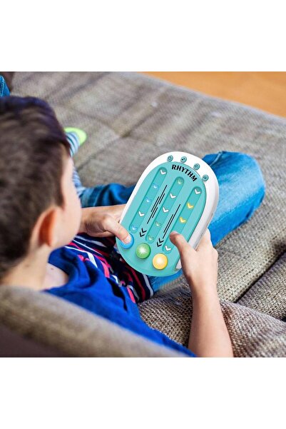 Flippy Interactive Toy Flippy, Rhythm Games Type, 3+ Years, ABS, 8 Game Levels, 9.5 x 2.5 x 13.6 cm, Blue