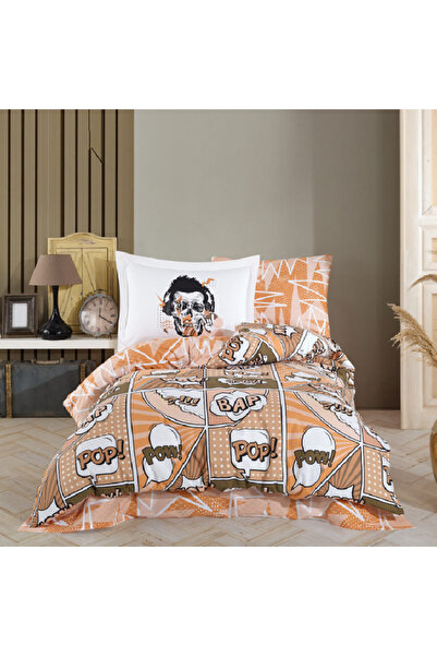 Talis Wow Sephia 1 Person Bed Linen (Cotton Poplin)