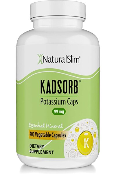 Naturales NaturalSlim Kadsorb Natural Potassium Citrate Gluconate 99 mg - 400 Capsules