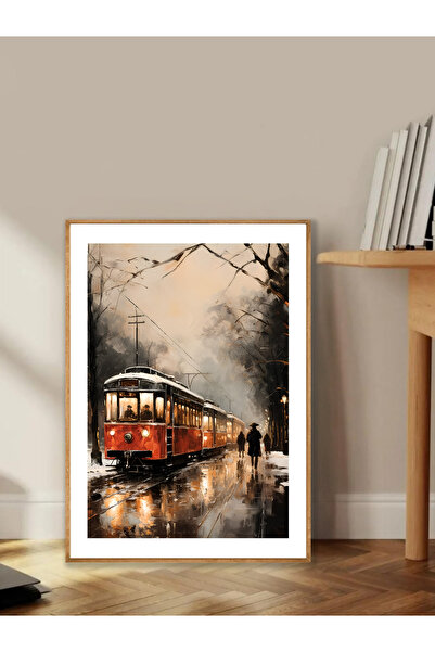 Tuba Decor Tablo dintr-o singură bucată cu rame din lemn pentru sufragerie, sufragerie, bucătărie