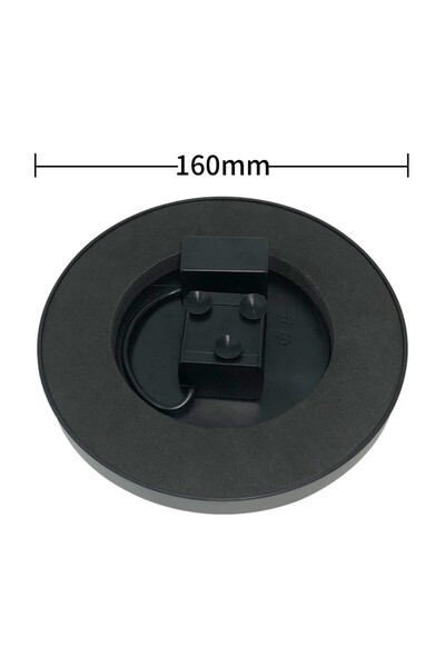 Flippy Fantana Arteziana pentru Gradina, Flippy, Solara, Automata, Rotunda, 3 Moduri, Negru, 16 cm