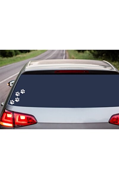 Oracal Autocolant auto "Urme de labute animal'', 13x13cm, Alb