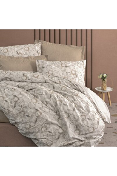 Talis Bed Linen 1 Person Moil Beige with Elastic 100x200 (100% Cotton)