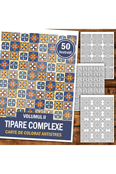 Legendary Gifts Painting book, 50 illustrations Complex Patterns - Volume II