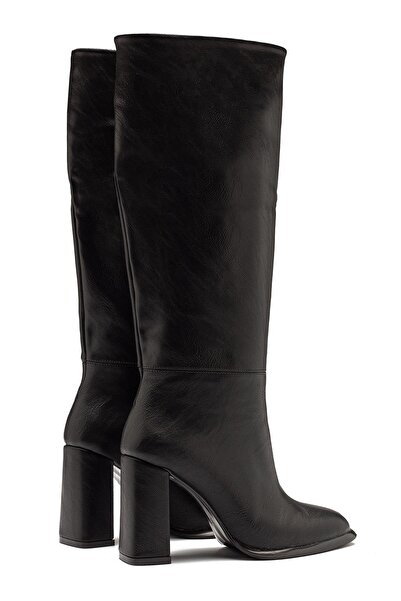 Dedos Γυναικείες μπότες γκολφ με χοντρό τακούνι κάτω από το γόνατο, αντιολισθητική σόλα, καθημερινές μπότες γκολφ 1500