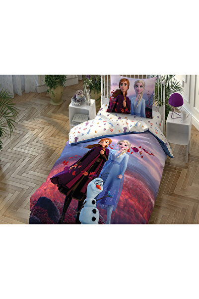 Talis Frozen 2 Autumn Patterned Children's Bedding, 100% Cotton