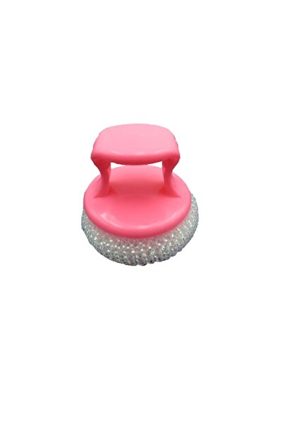 ABS Burete de vase din oțel inoxidabil cu mâner din plastic, roz