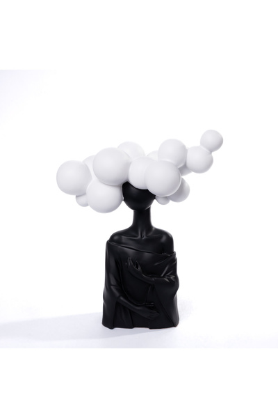Malooki Cloud Muse – Conceptual-modern statuette – 27 cm