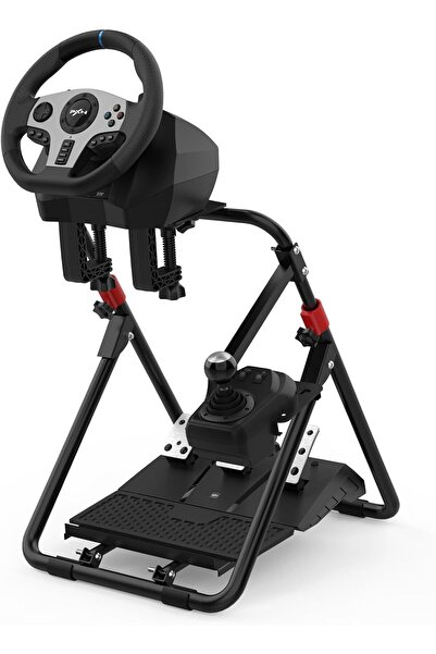 pxn A9 Racing Wheel Stand for Logitech G25/G27/G29/G920/G923/T300/T500 - Foldable, Adjustable (Black