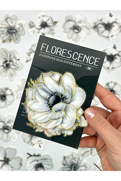 Kağıt Gemi Dükkan Florescence Altın Yaldızlı 20 Adet Siyah-Beyaz Özel Tasarım...