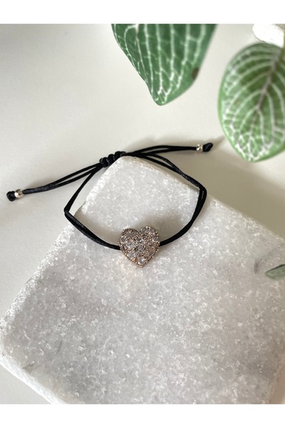 By Selen Suyolcu Zircon Heart Bracelet