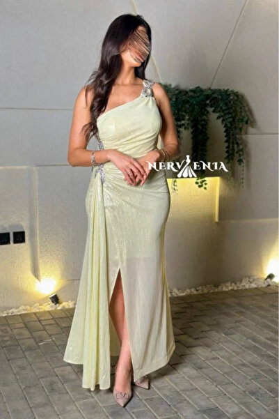 narvenia Le Mère Crystal Draped Dress