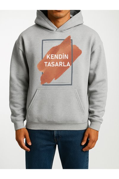 TexKid Kişiye Özel Baskılı Unisex Oversize Sweatshirt (İki Yön Baskılı)