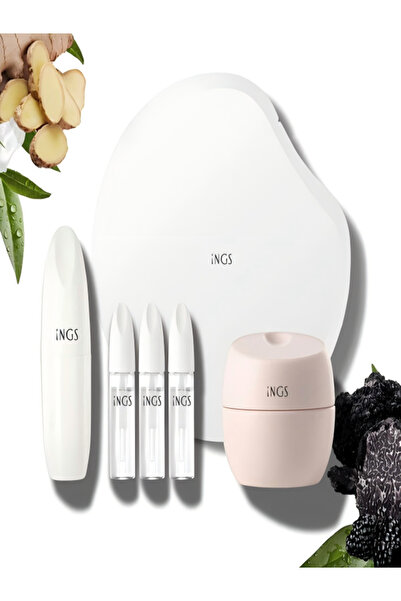 INGS مجموعات ساندويتش للعناية بالبشرة ثلاثية الطوابق