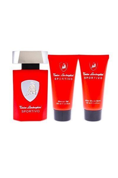 Lamborghini طقم تونينو لامبورغيني سبورتيفو او دو تواليت (عطر 125مل+افترشف100مل +شاور جل 100مل)