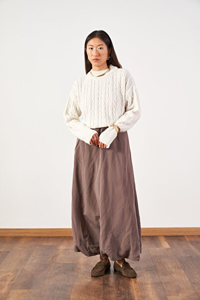 Mevra Μακριά φούστα με μπαλόνι βιζόν