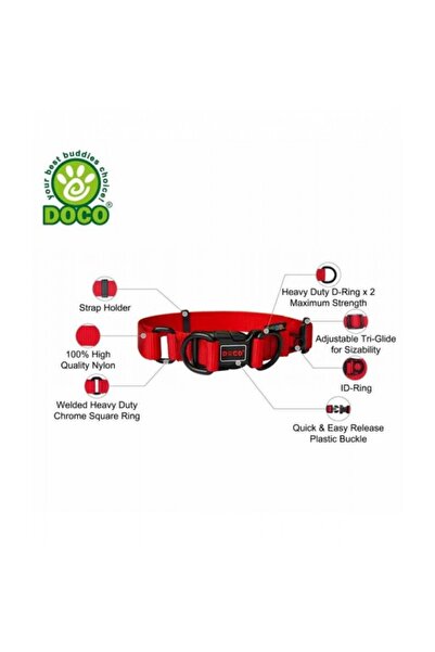 Doco Double D (DD) - Ring Nylon Collar for dog (DCS005)