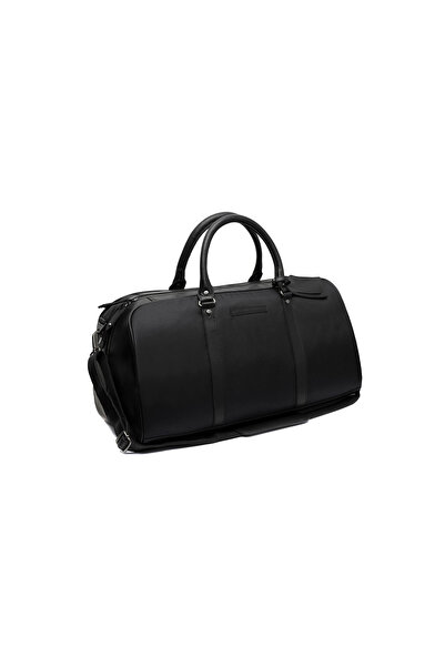 The Chesterfield Brand Unisex travel bag, The Chesterfield Brand, made of nylon and leather, Tornio, Black