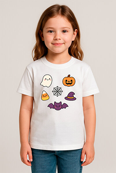 SVART WEAR Halloween tematică cu imprimeu 100% bumbac tricou Copii Adulti