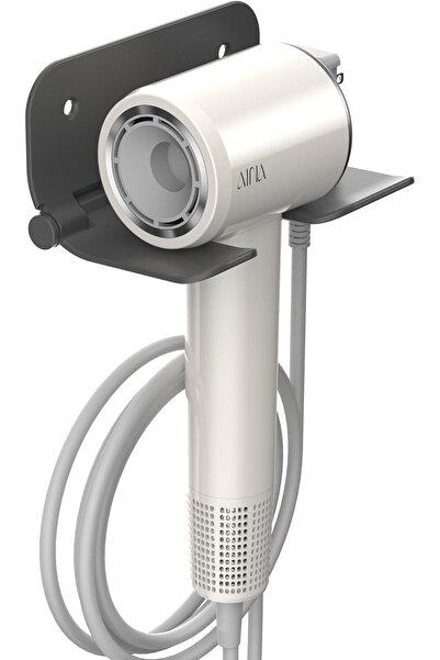 Aina Hair Dryer Holder Wall Mount, Foldable Wall Hair Tool Organizer for Bedroom & Bathroom