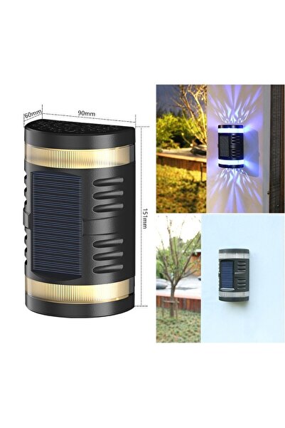 SELEXMO Lampa solara LED decorativa cu lumina bidirectionala selexmo, IP65, 1...