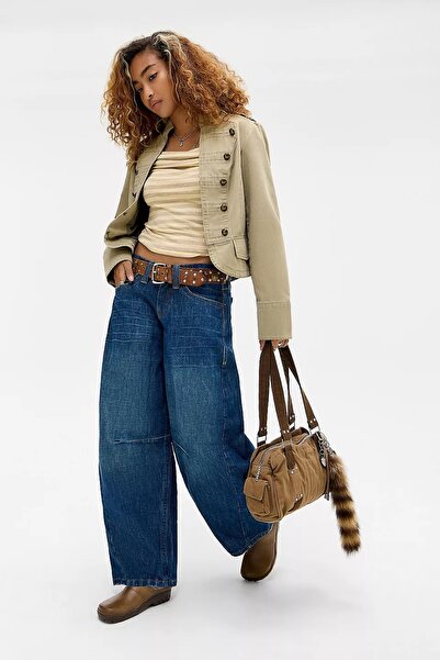 september island Astrid Dark Blue Cocoon Shalwar Jeans