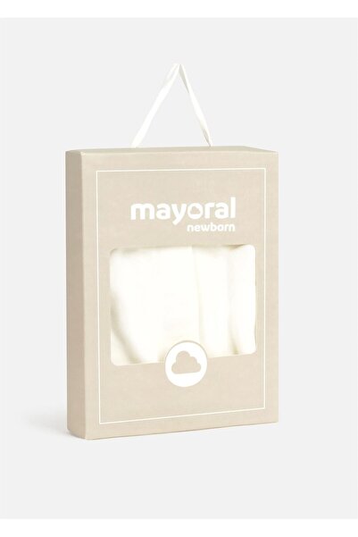 MAYORAL Baby Girl Long Sleeve Jumpsuit Ecru 2722