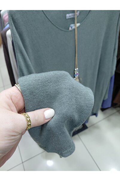 Tuana Otantik Knitwear Basic Tunic with Necklace