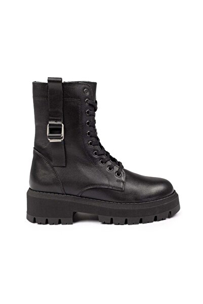 Demalis Ghete damă piele naturală | 710 Negru