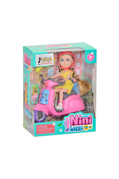 Genel Markalar 21534-53831 Nini Love Araçlı Bebekler -asya Oyuncak - 1 Adet D...
