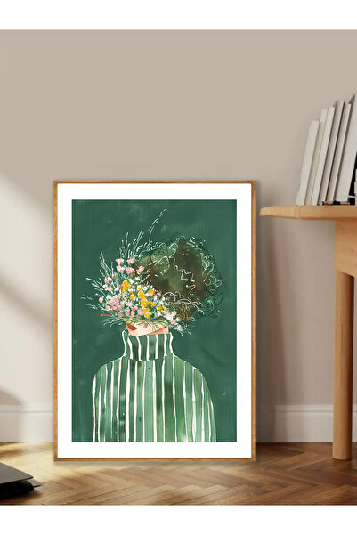 Tuba Decor Tablo dintr-o singură bucată cu rame din lemn pentru sufragerie, sufragerie, bucătărie