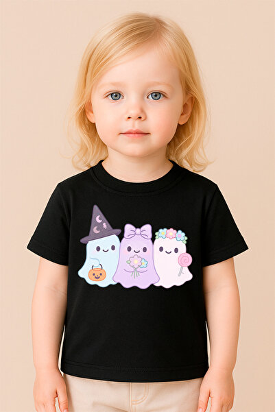 SVART WEAR Halloween tematică cu imprimeu 100% bumbac tricou Copii Adulti