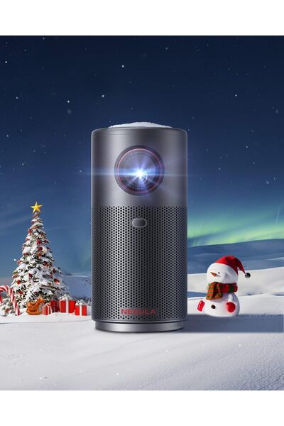 Nebula Capsule Air Google TV Projector, 720p Smart Mini Projector with Wi-Fi, Dolby Digital