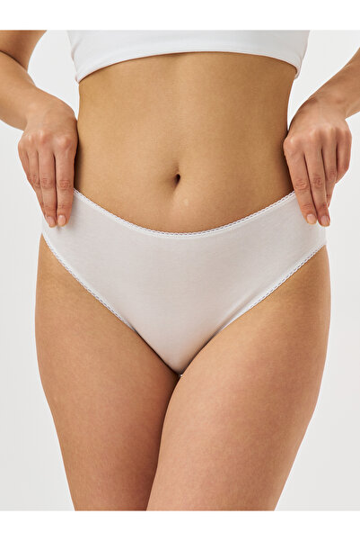 PAMORA Set de 6 chiloți de bikini din bumbac pentru femei, flexibili în toate direcțiile – țesătură confortabilă și respirabilă