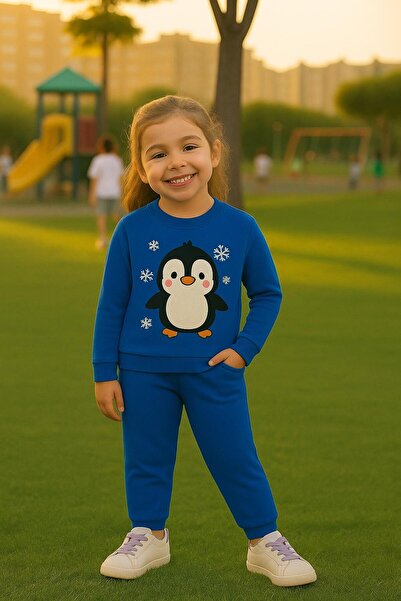 playwear Σετ φόρμας με στάμπα PENGUEN SNOWFLAKE ΓΙΑ ΗΛΙΚΙΕΣ 3-4-5-6-7-8-9-10-...