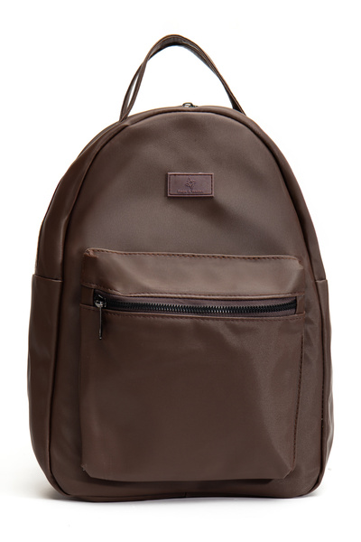 oless Kadın Essantial Kahverengi Deri Sırt Çantası