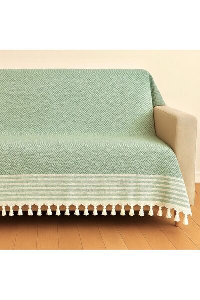 LUNGA VİTA غطاء مقعد بيكيه متعدد الأغراض منسوج من القطن بنسبة 100% من رينو مق...