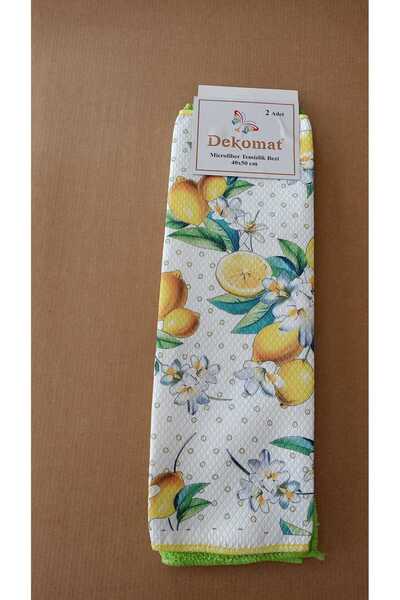 dekomat Microfiber Cleaning Cloth 40X50 cm 2 Pieces (One Piece Printed, One P...