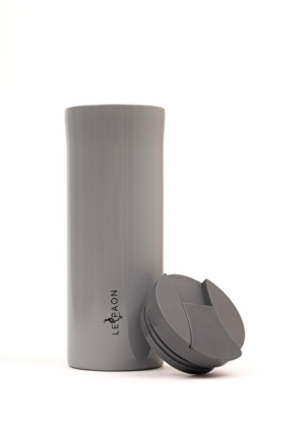 Le Paon 400 ml Araç İçi Termos Bardak Paslanmaz Çelik Sızdırmaz 6 Saat Sıcak 12 Saat Soğuk