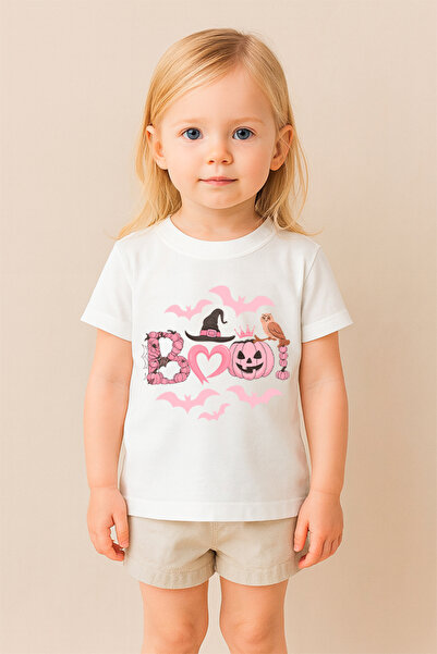 SVART WEAR Тениска с принт с тематика Хелоуин, 100% памук, за деца и възрастни