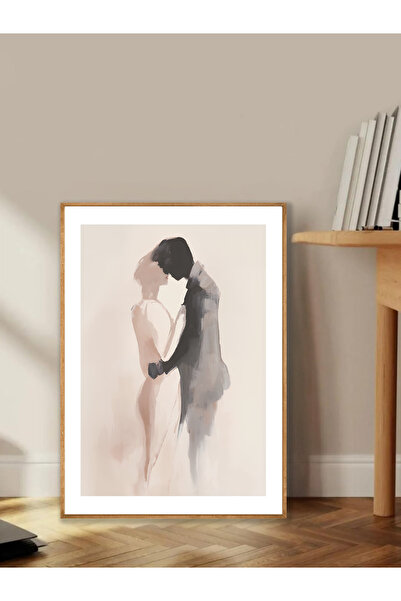 Tuba Decor Tablo dintr-o singură bucată cu rame din lemn pentru sufragerie, s...