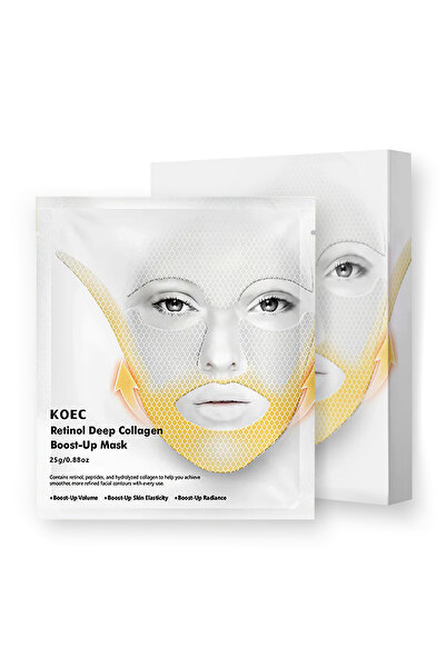 KOEC Gıdı Toparlayıcı, Retinol Kolajen Lifting Etkili Yüz Maskesi, 25g 1 Adet