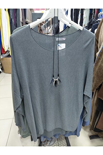 Tuana Otantik Knitwear Basic Tunic with Necklace
