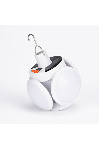 LEIHMANN Lampa solara pliabila, tip bec cu 5 moduri de iluminare