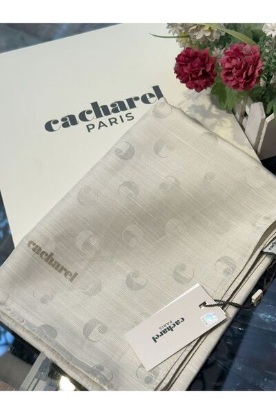 Cacharel Pamuk İpek Monogram Şal 9112977