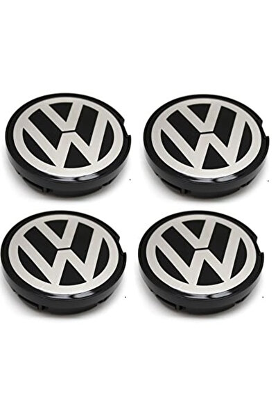 Volkswagen Σετ 4 καλυμμάτων κέντρου ζαντών αλουμινίου VW 55 mm 6N0601171