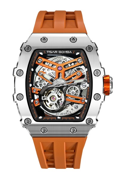 Tsar Bomba Mens Watch TB8208A-18, Automatic, 44mm, 5ATM