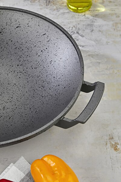 Cooker 35 cm Cast Granite Coated Hair Pan